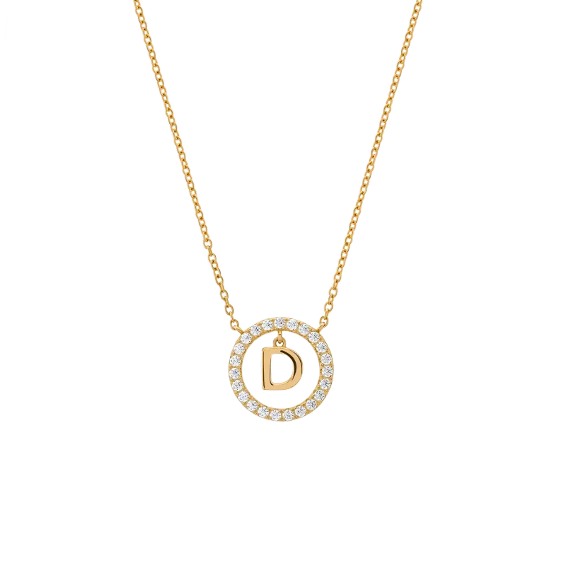 Unike Letter D Necklace UK.CL.1204.0292