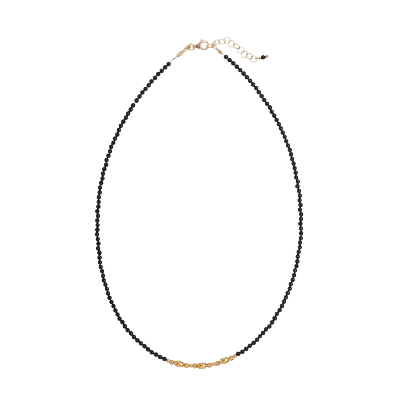 Alisia Alisia – Colar em prata 925 Agatanera . Tamanho 38 cm Peso A AL3588-ORO-AGATANE