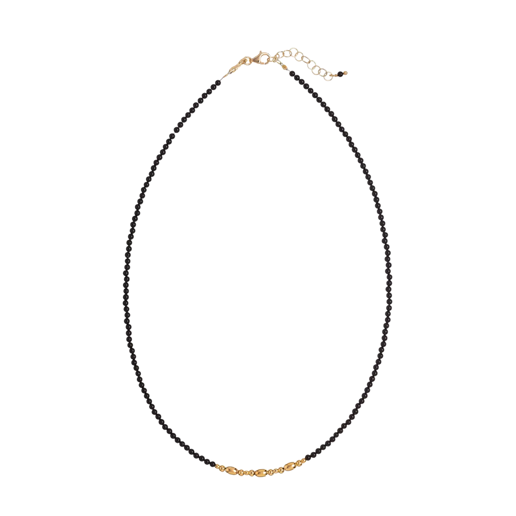 Alisia – Colar em prata 925 Agatanera . Tamanho 38 cm Peso A