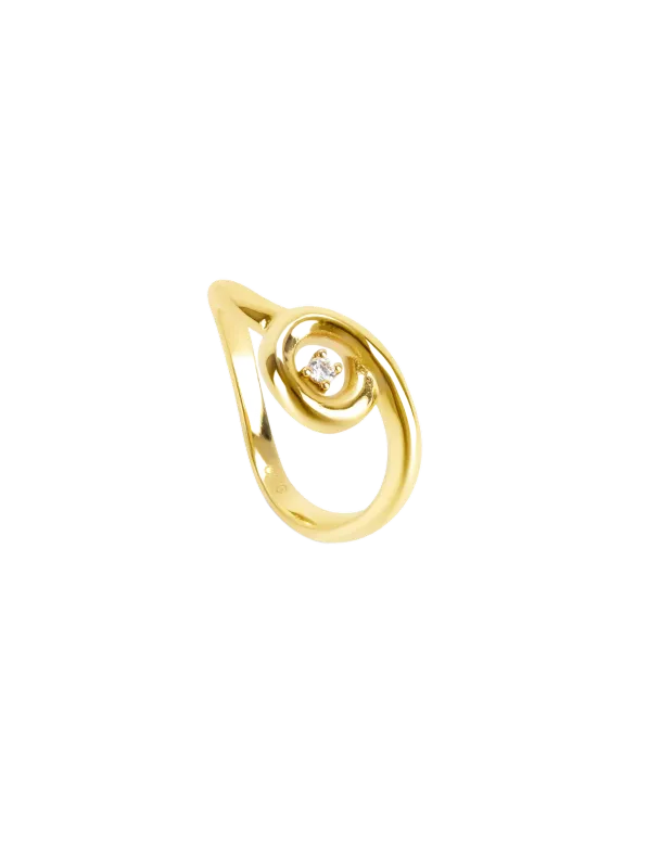 One Anel InfinityTwisted Gold OJIFR03G-8
