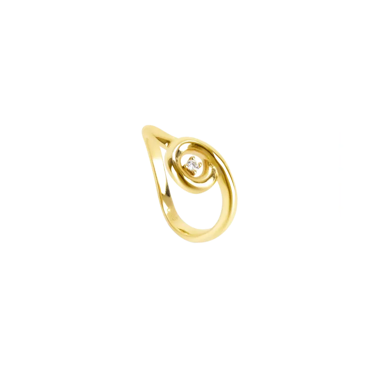One Anel InfinityTwisted Gold OJIFR03G-8