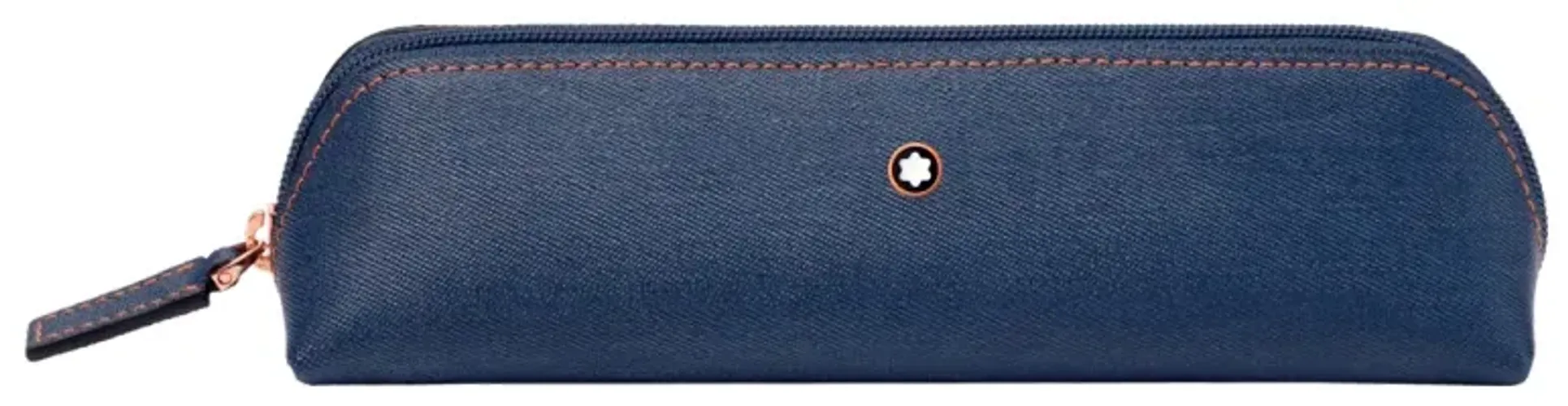 Image Montblanc Meisterstück Selection 2-Pen Pouch Zip-Top Denim