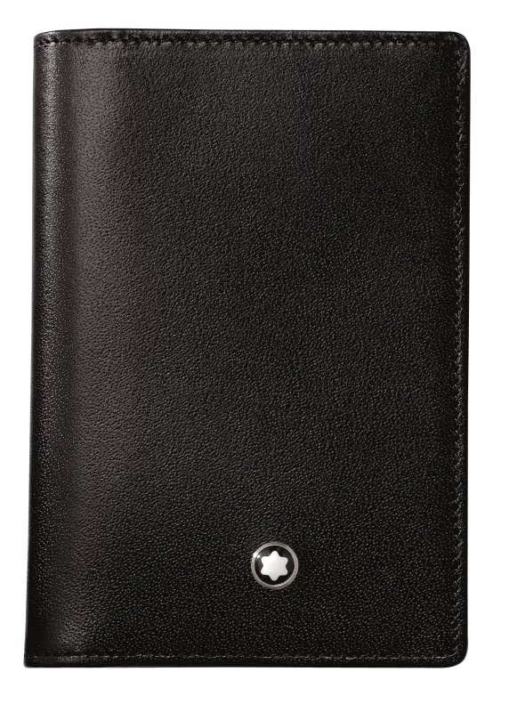 Montblanc Porta Cartões Com Fole e Bolso Exterior 07167
