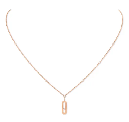 Fio Move Uno ouro rosa com diamantes