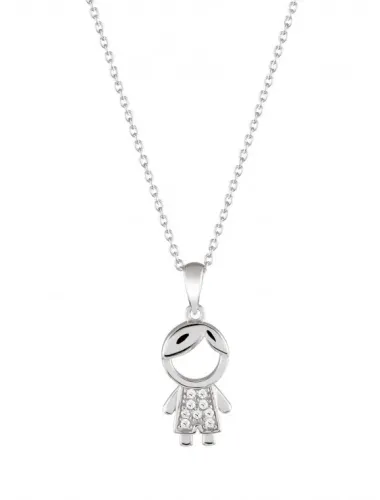 COLAR UNIKE MEANINGFUL SILVER BOY