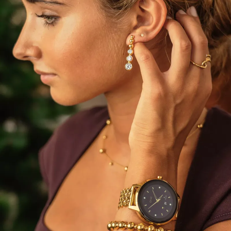 One Smartwatch QueenCall Gold OSW0027GL42D