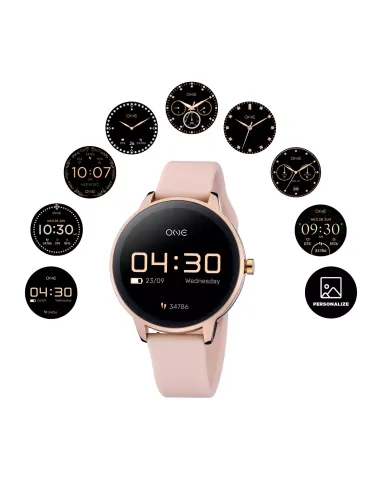 Image Smartwatch QueenCall Rosegold Silicone