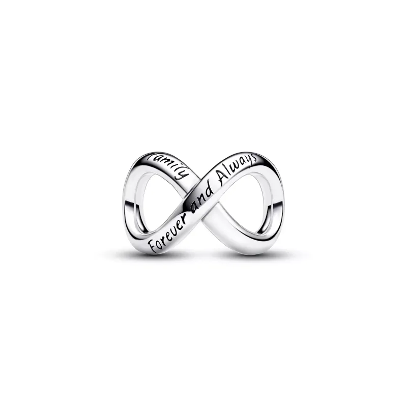 Pandora Infinity symbol sterling silver charm 793243C00