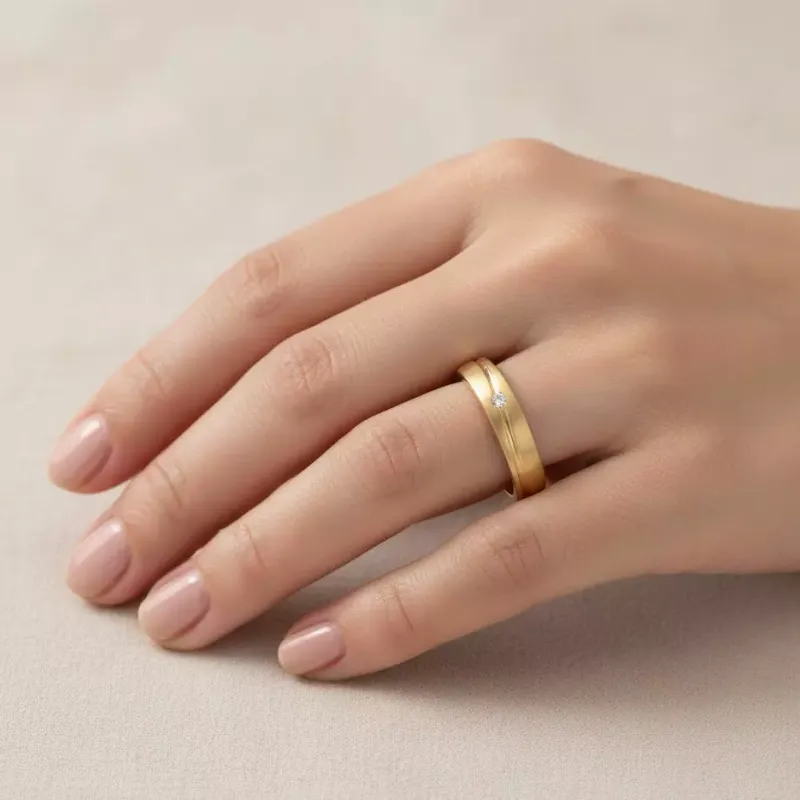 Meister Aliança Ouro Amarelo 12.8713.01