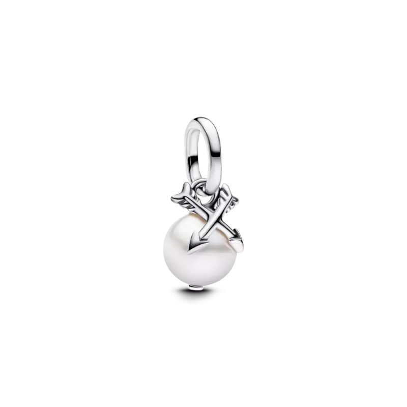 Pandora Mini Conta Pendente Pérola e Flechas 793687C01