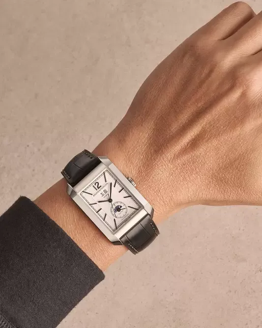 Imagem HAMPTON LARGE AUT SMALL COMPLICATION DUAL TIME BLANCO PIEL