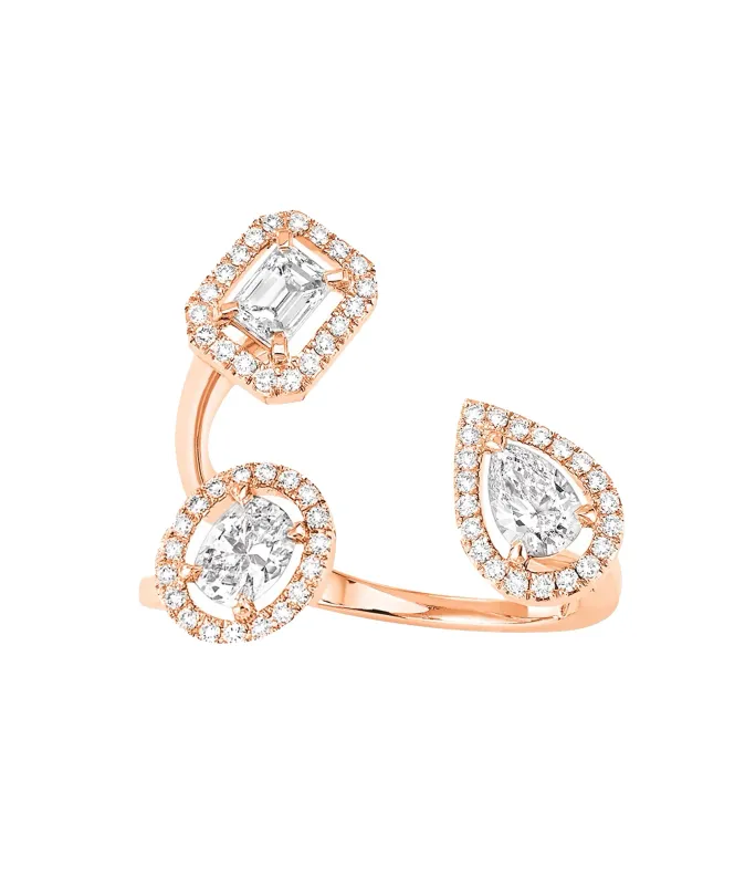 Messika Pink gold ring My Twin Trilogy MEK.28.AN.6695.PG.