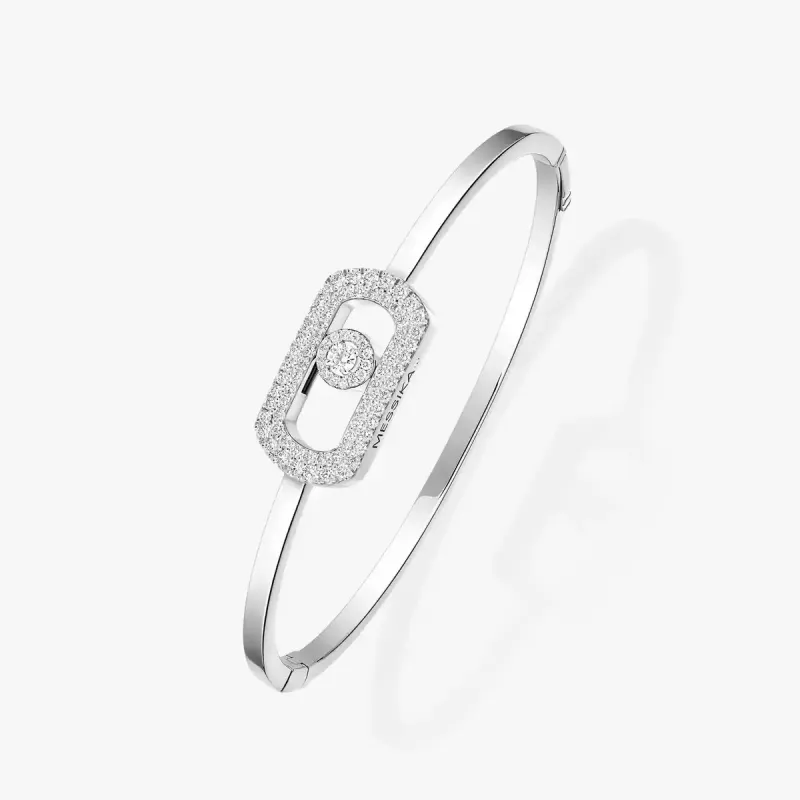 Messika Pulseira de Diamante em Ouro Branco PU13428WGMEDIUM