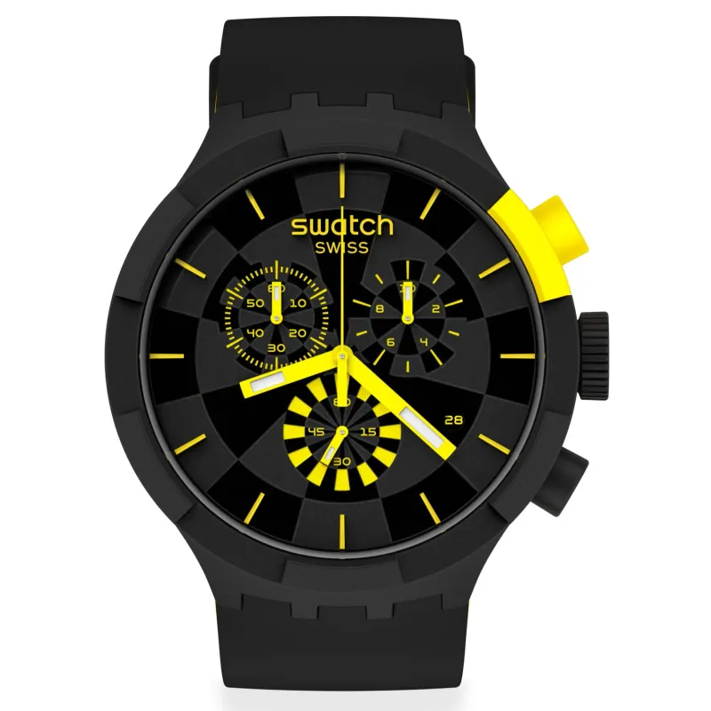 Swatch Checkpoint Yellow SB02B403