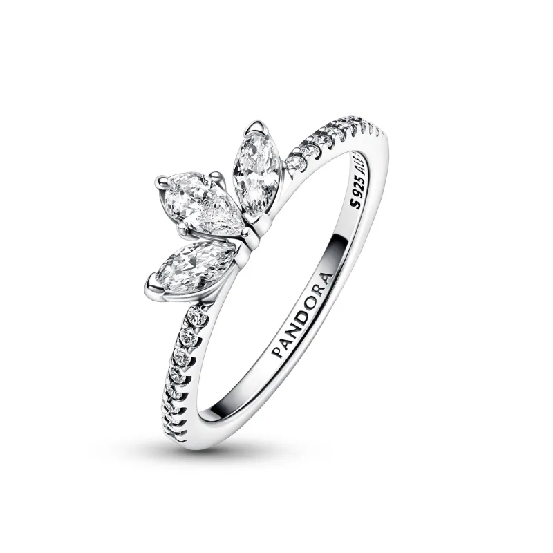 Pandora Sparkling Herbarium Cluster Ring 192392C01-52