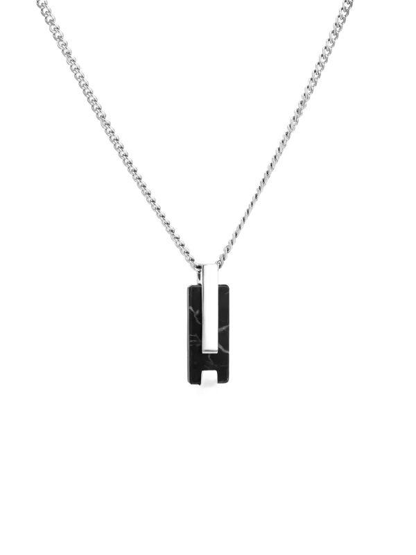 One Colar Homem Marble Steel OAMN6101SS