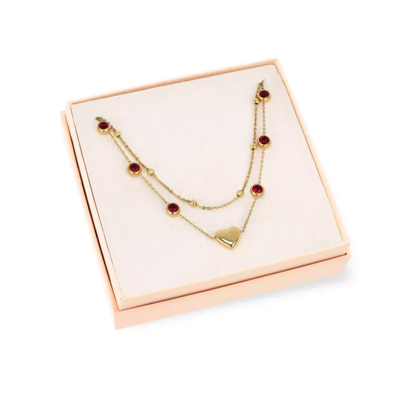 One ONE Red Necklace Set OJSET19G