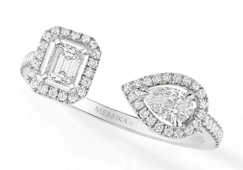 Messika White gold earrings with diamonds My Twin MEK28AN06471WG54