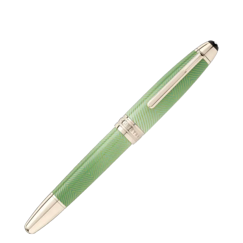 Montblanc Caneta Rollerball Meisterstück Calligraphy Solitaire Celadon 129555
