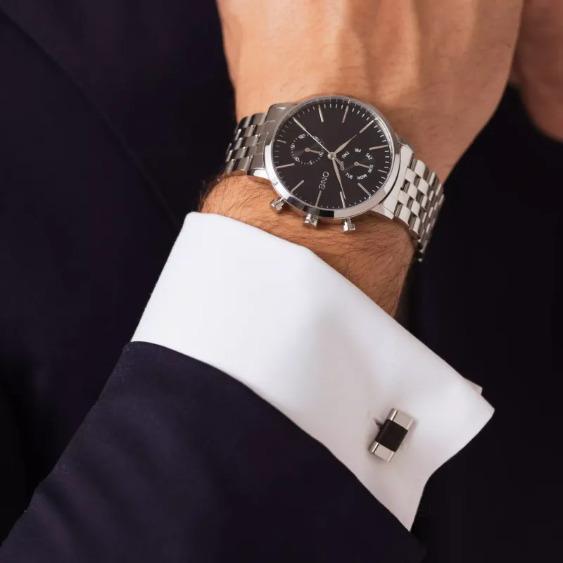 One Men´s Noble Steel Cuff Link OAMC4101SS