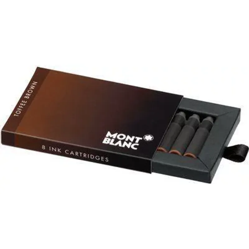 Montblanc Ink Cartr Toffee Brown 1Pack=8Cartr 105189