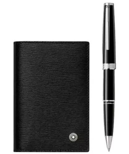 Image Montblanc SET RB Pix Black & Leather 4810 Westside BCH V Blk