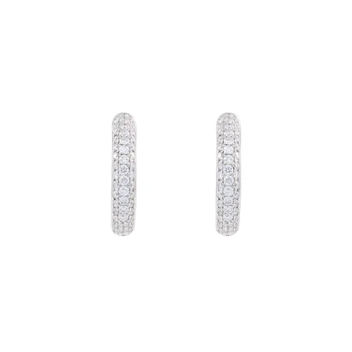 Imagem Par de Brincos Ouro Branco