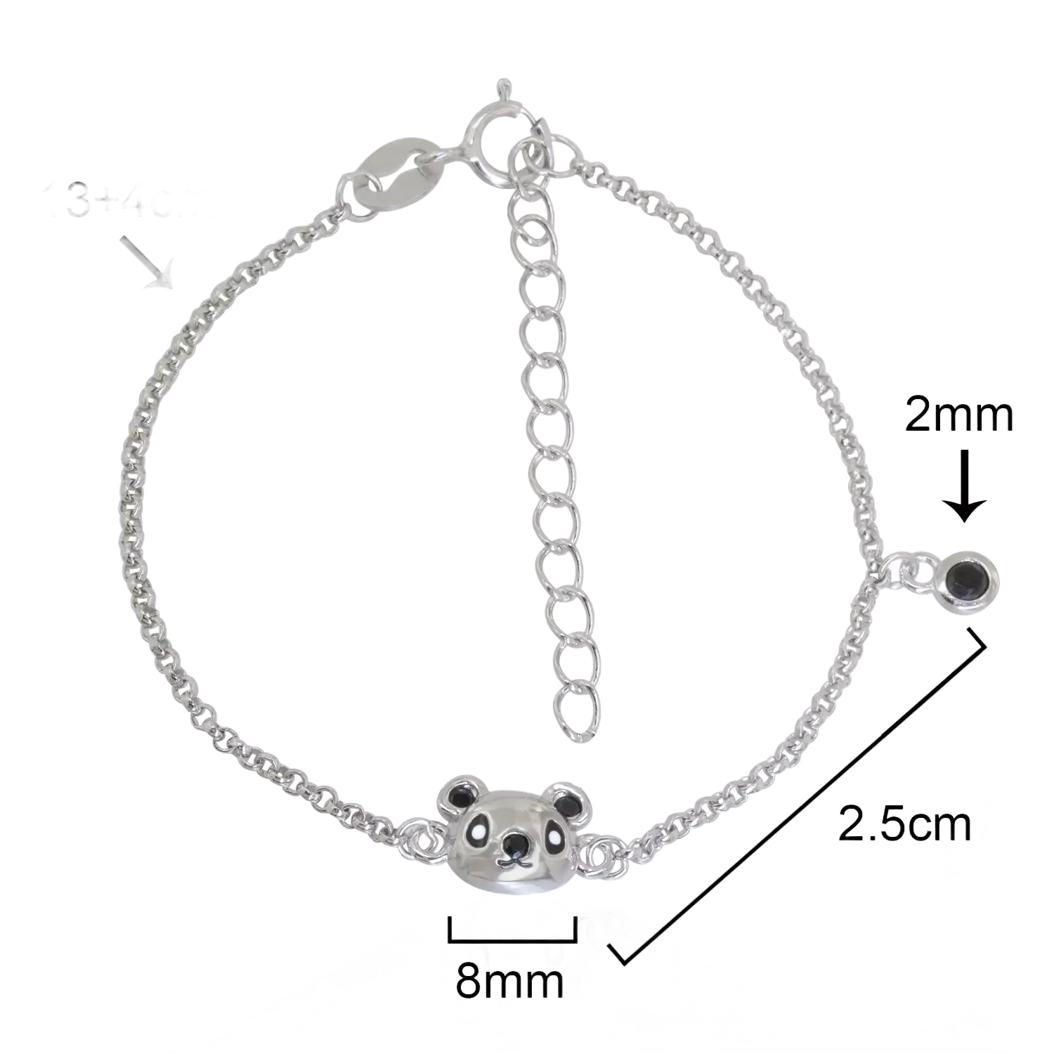 PULSEIRA PRATA  PANDA