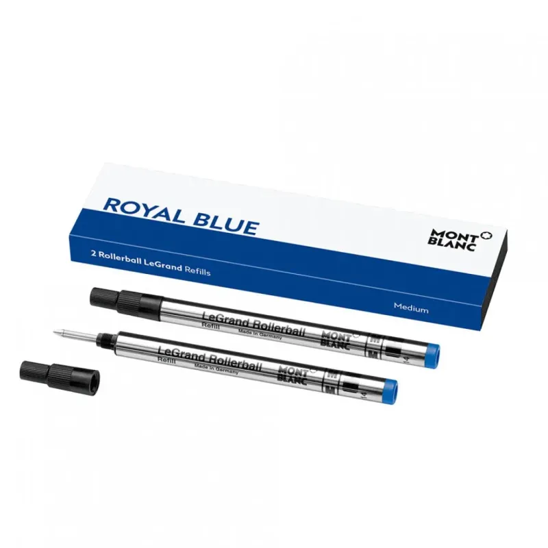 Montblanc 2 Tinteiros LeGrand Refills Royal Blue (M) 128228