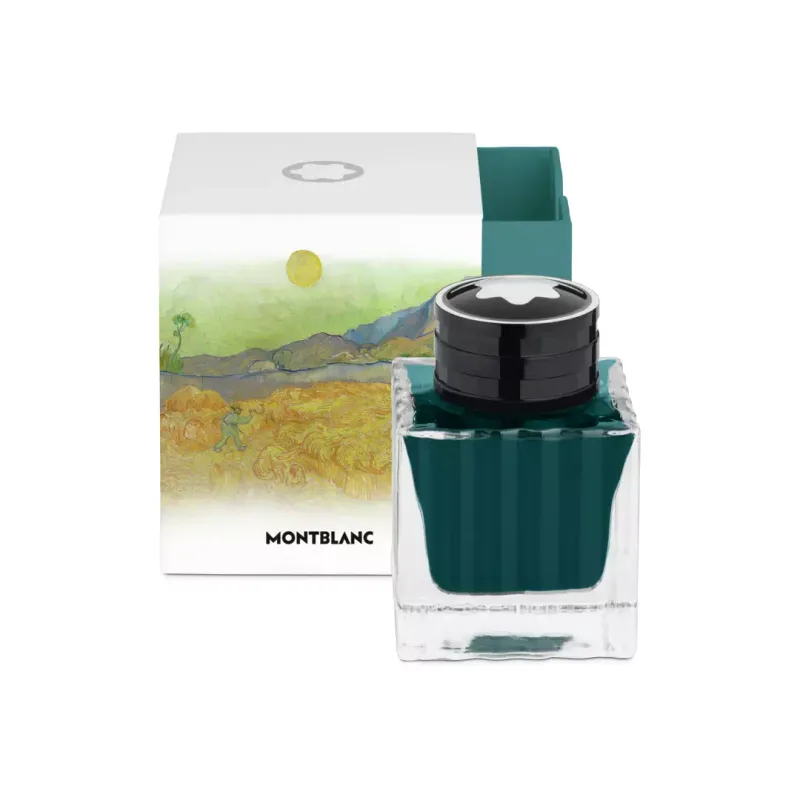 Montblanc Tinteiro Tintenfass Türkis Homage to Vincent Van Gogh 130286