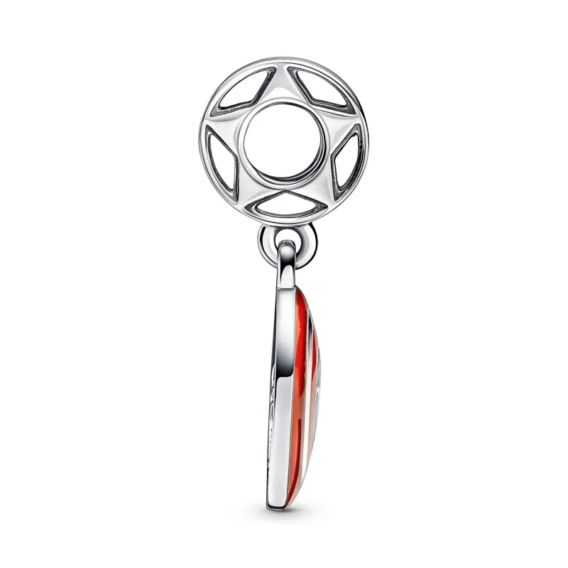 Pandora Marvel Captain America Shield sterling silver dangle 790780C01