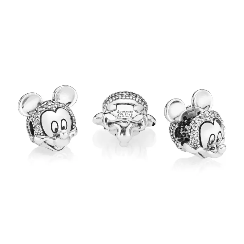 Pandora Clip Pavé Rato Mickey Disney 797495CZ