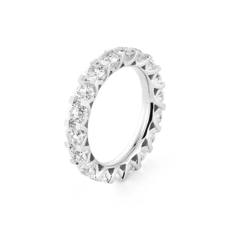 White Gold Ring with Diamonds
