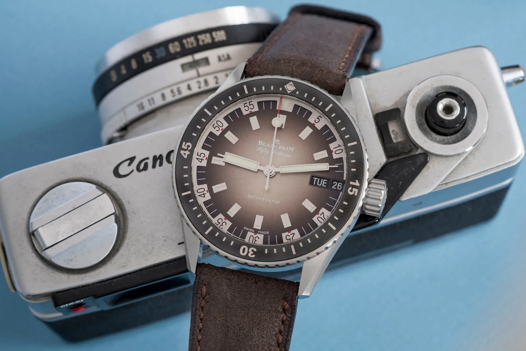 Image Blancpain Fifty Fathoms Bathyscaphe 70´s