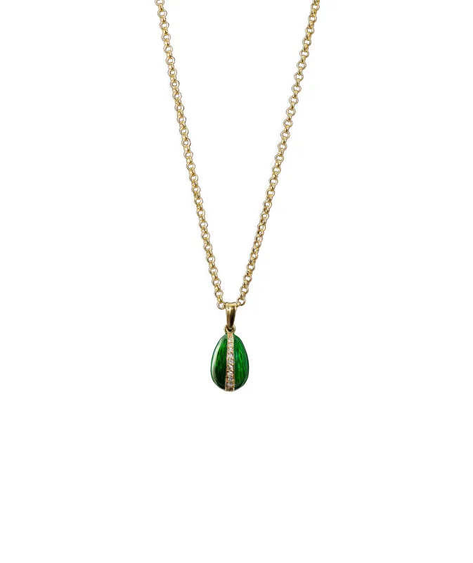Aquaverdi Necklace Egg Green CL.OVO1OA.GRE