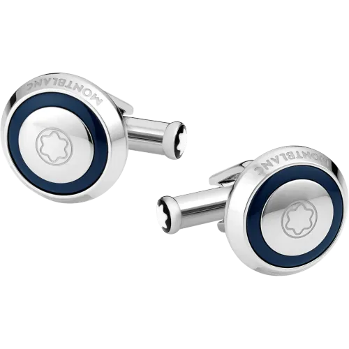 Imagem MENS ACESSORIES CUFFLINKS STEEL RESIN INLAY