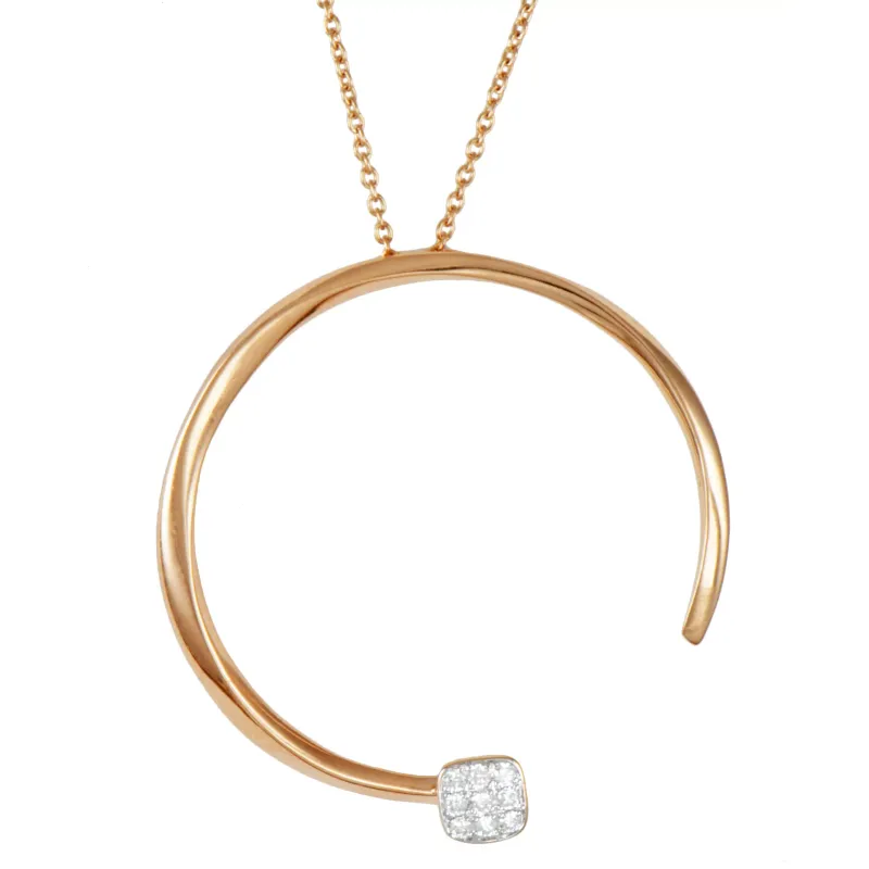 K Di Kuore Colar com Diamantes 451226