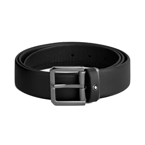 Imagem Cinto em pele preto 35 mm
