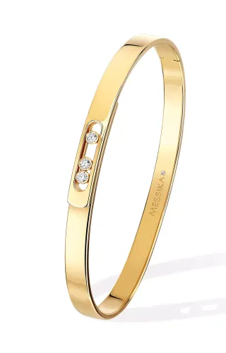 Image Yellow gold slave with diamonds Move Noa