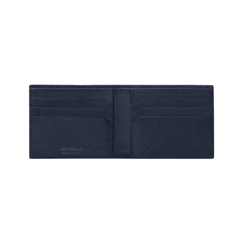 Montblanc Sartorial Wallet 6cc Blue 128585