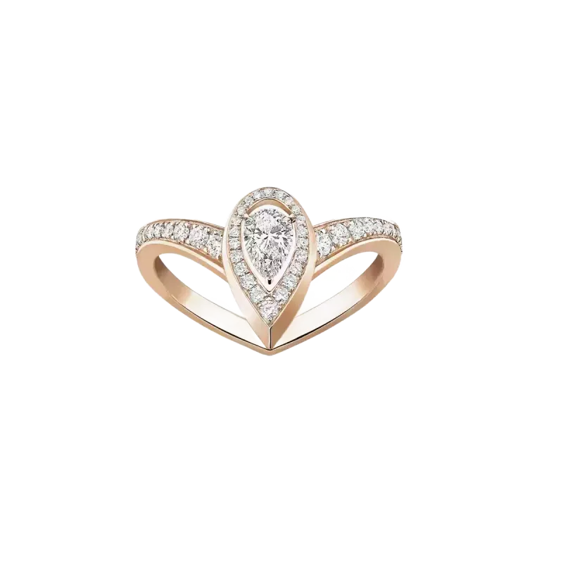 Messika Rose Gold Diamond Ring AN.12086.PG.55