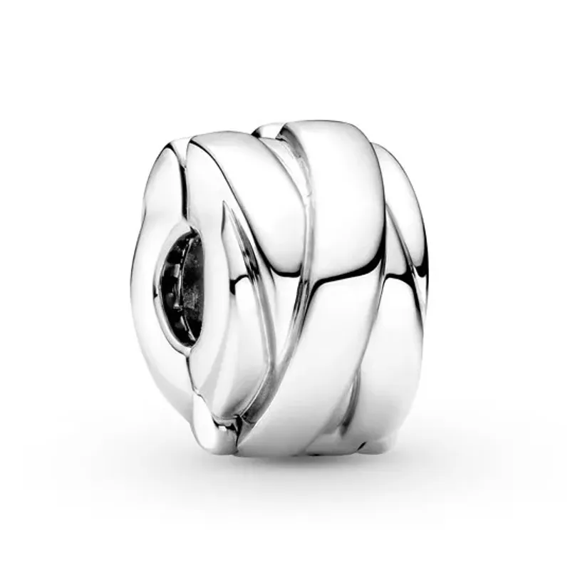Pandora Polished Ribbons Clip Charm 799502C00
