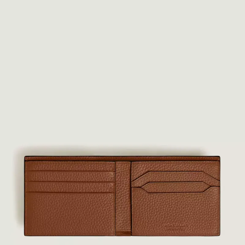 Montblanc Grain Wallet 6cc FAUVE 221398