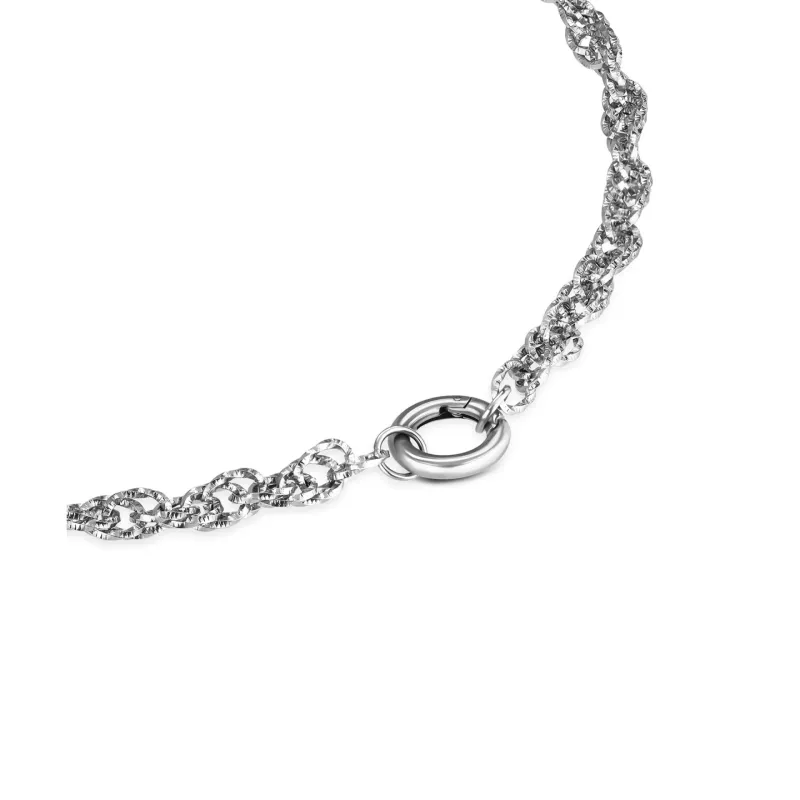 One ONE Energy Union Double Silver Master Necklace OJNMS04