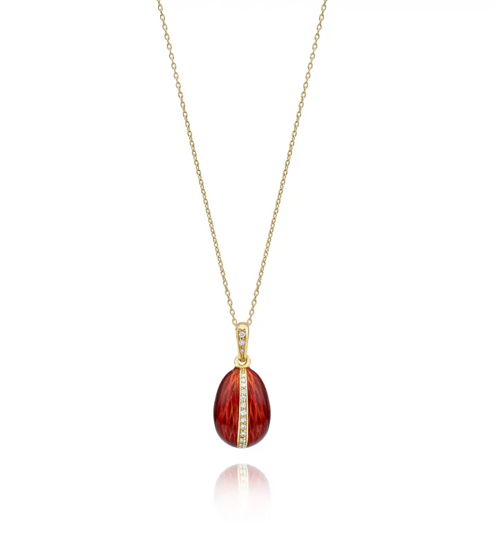 Aquaverdi Necklace Egg Red CL.OVO1OA.RED