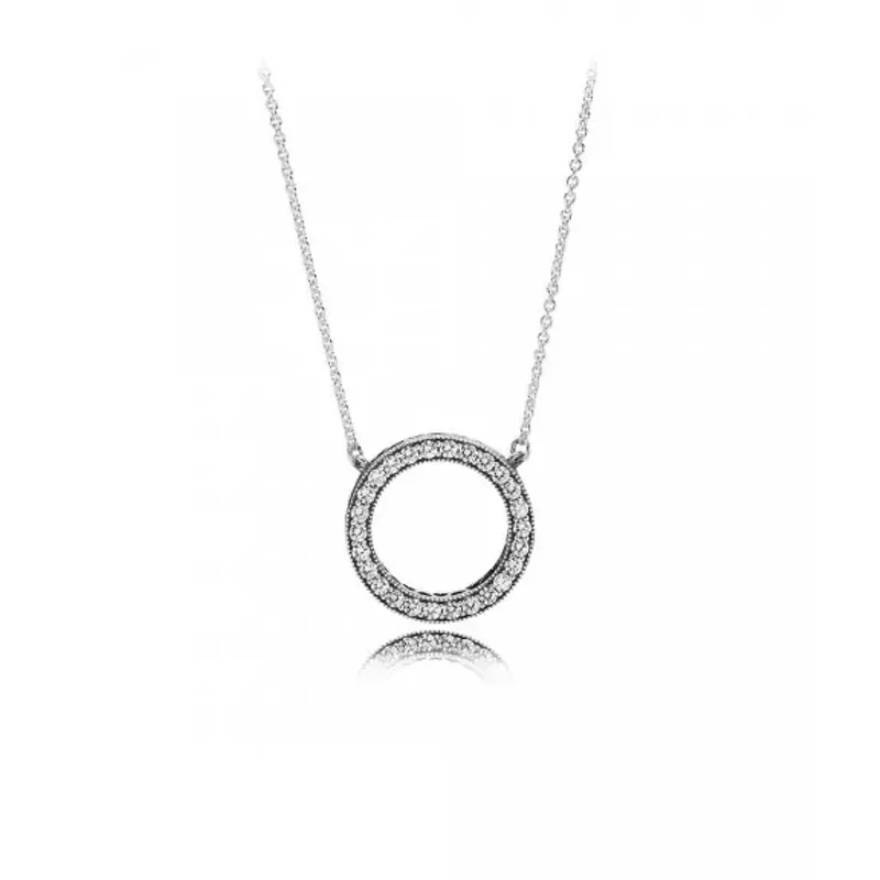 Pandora Hearts of PANDORA Necklace 590514CZ-45