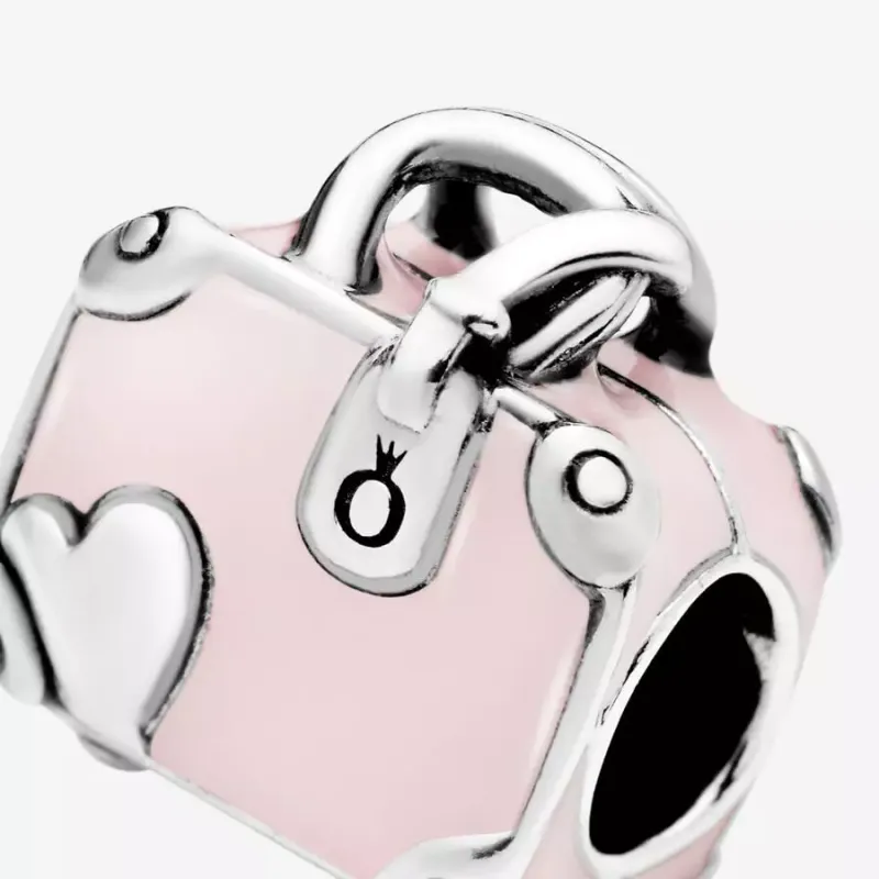 Pandora Conta Mala de Viagem Rosa 798063EN124