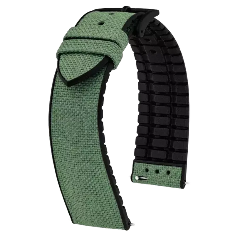 Hirsch Bracelet Arne L Green and Black 0925090045-5-20