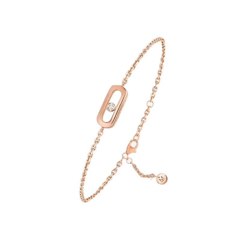 Messika Pulseira Messika Cares Ouro Rosa com Diamantes PU.12074.PG