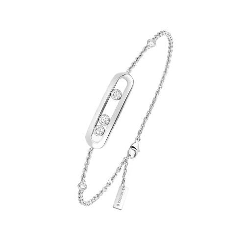 Image Bracelet Diamant Or Blanc